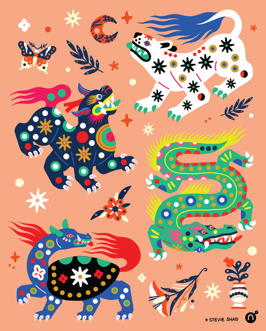 Stevie Shao - Star Forest Sticker Sheet