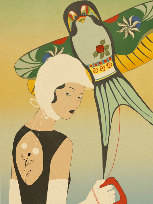 Lea Woo - The Kite Girl Print