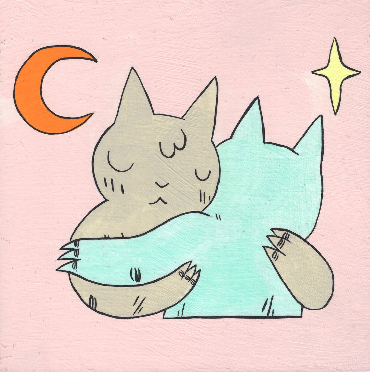 Deth P. Sun - Two Cats Hugging