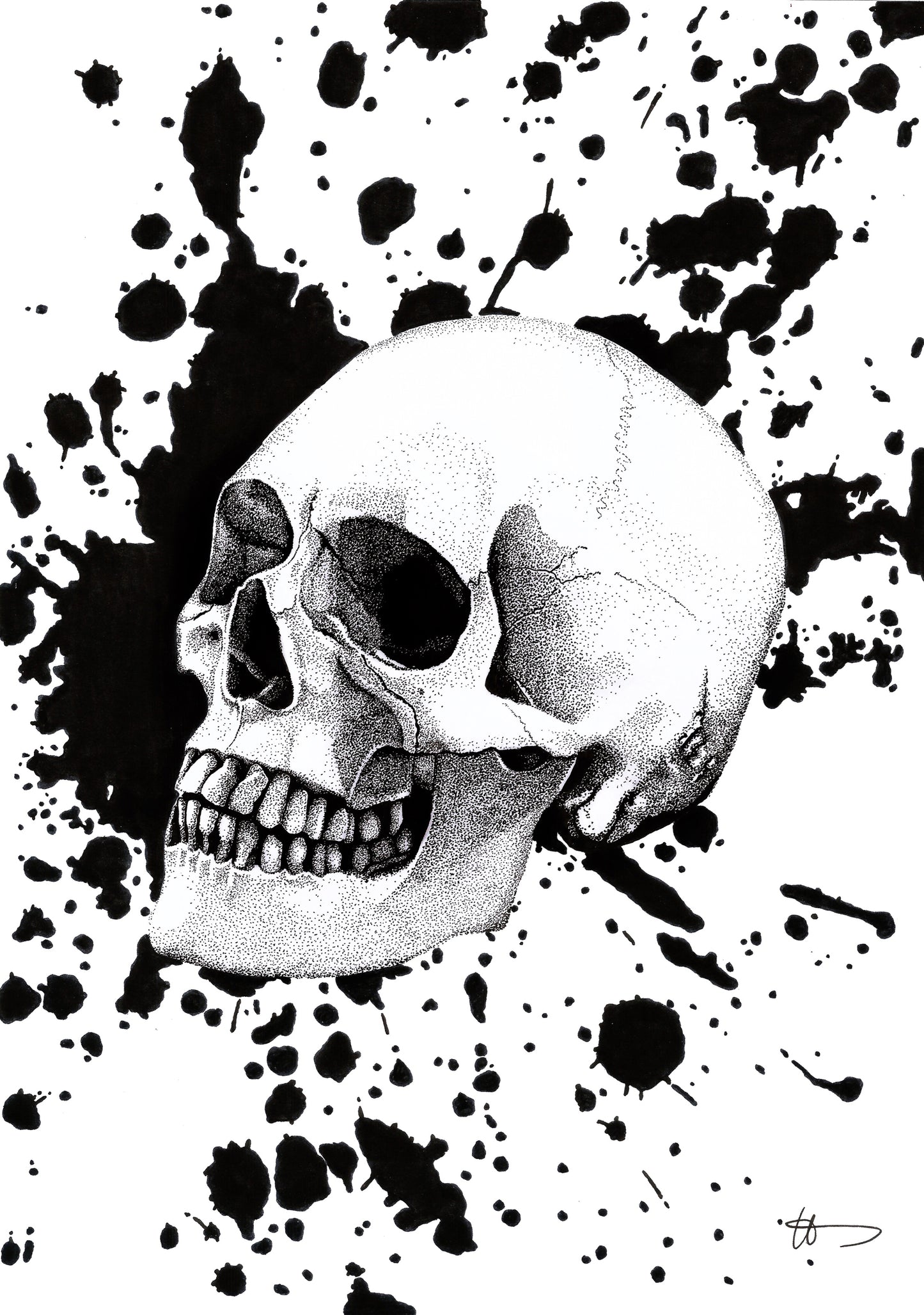 Ursula Doughty - Ink Skull